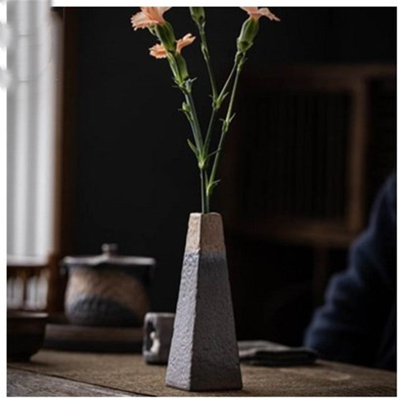 Gold Sculptural Bud Vase Set