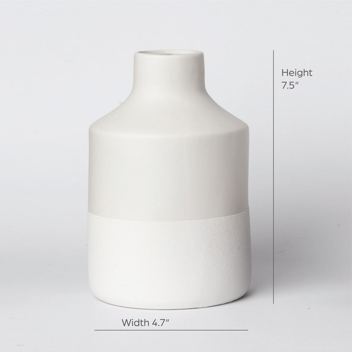 Minimalist Matte Ceramic Vase