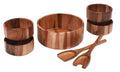 Acacia Salad Bowl Set