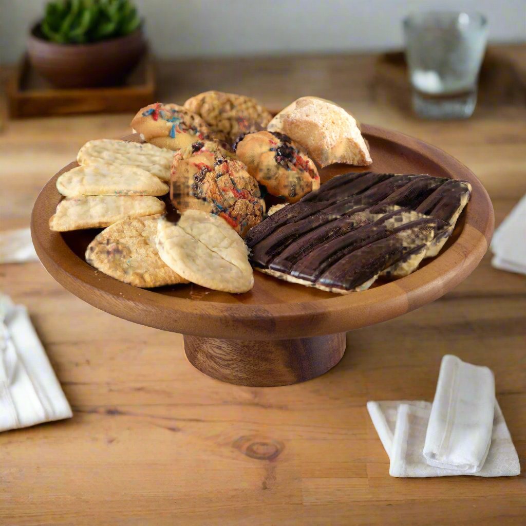 Large Wood Cake Stand
