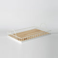 Rustic Metal & Wood Tray
