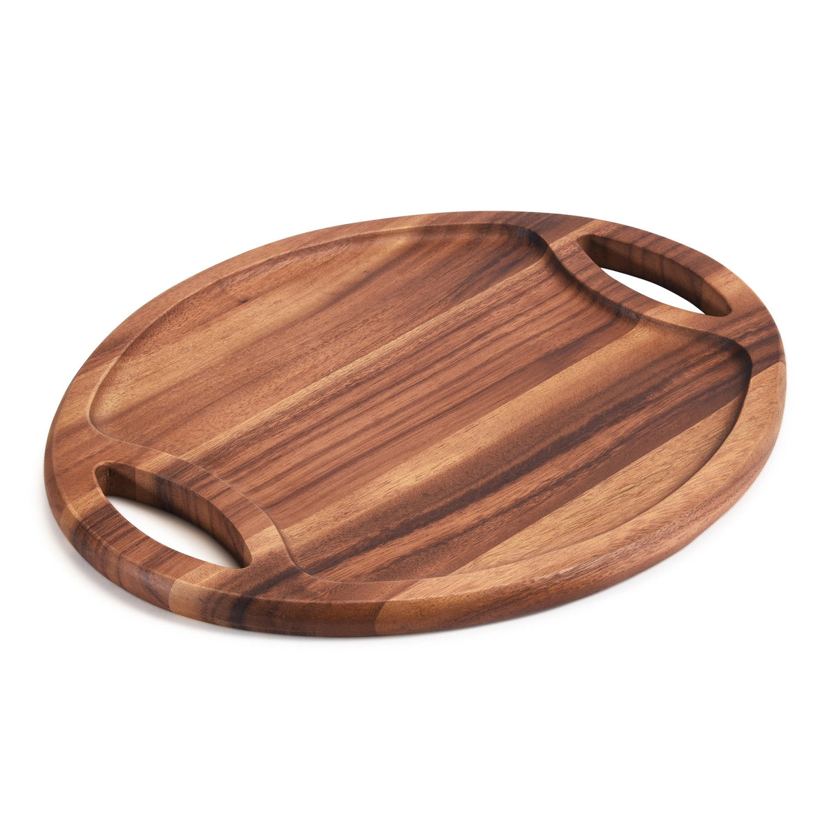 Oval Serving Tray with Handles