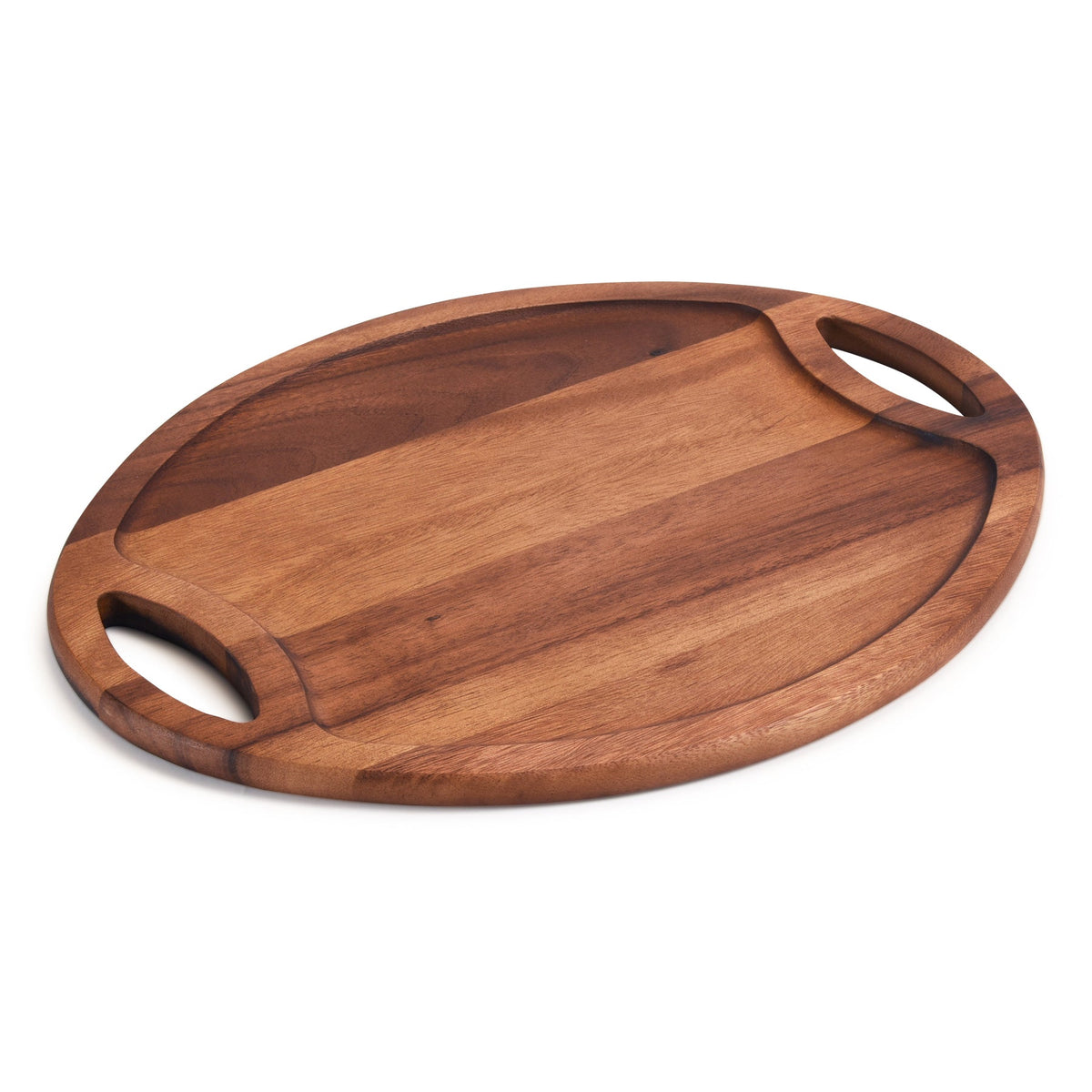 Oval Serving Tray with Handles