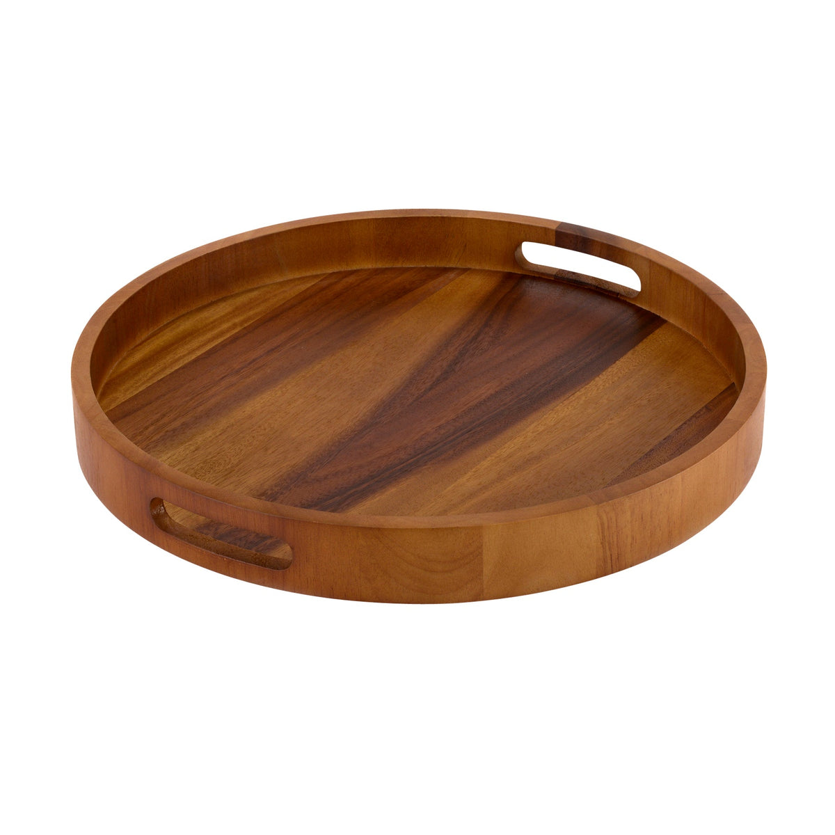Round Acacia Serving Tray