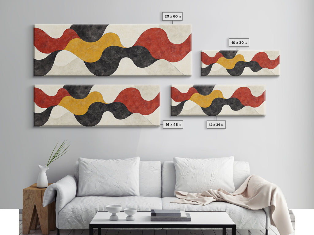 Geometric Shapes Panoramic Print