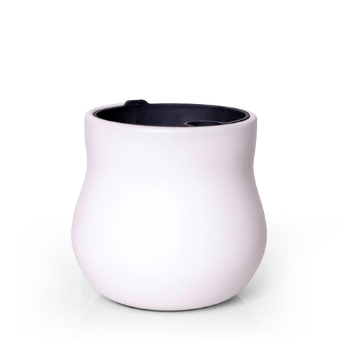 Alabaster White Ceramic Planter