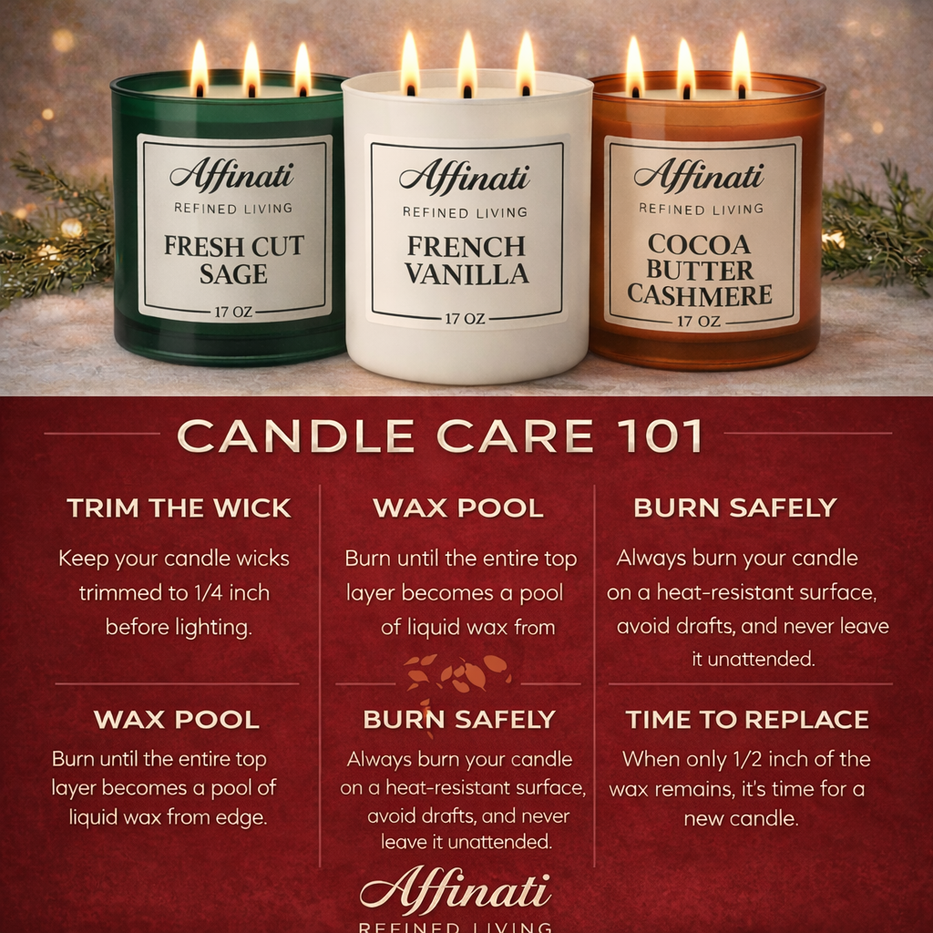 Golden Fireside Wooden Wick Candle – Luxury 21 oz Soy Blend | Affinati