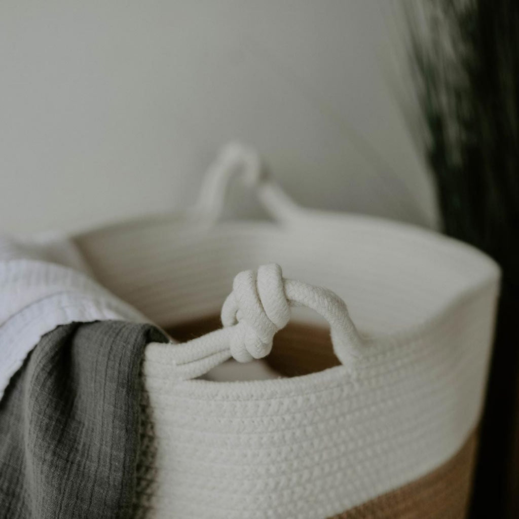Woven Rope Storage Basket