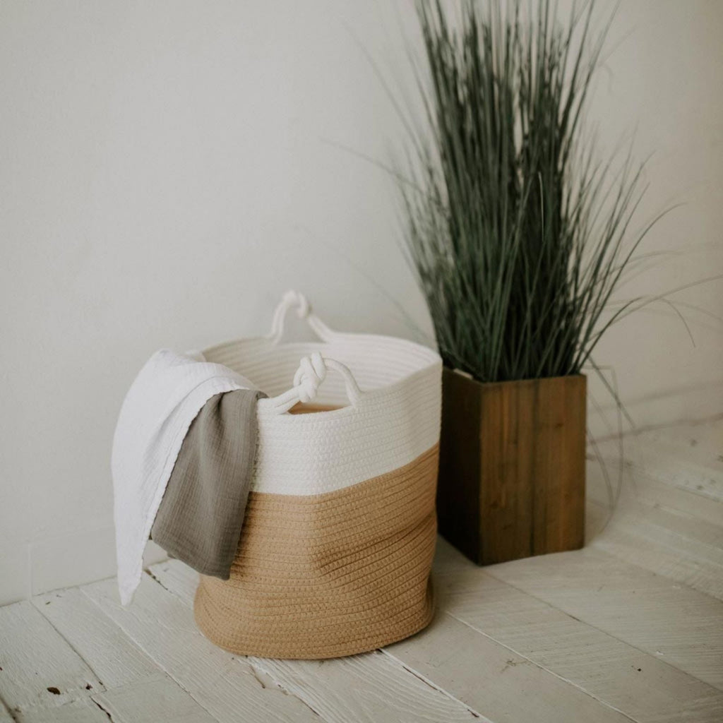Woven Rope Storage Basket