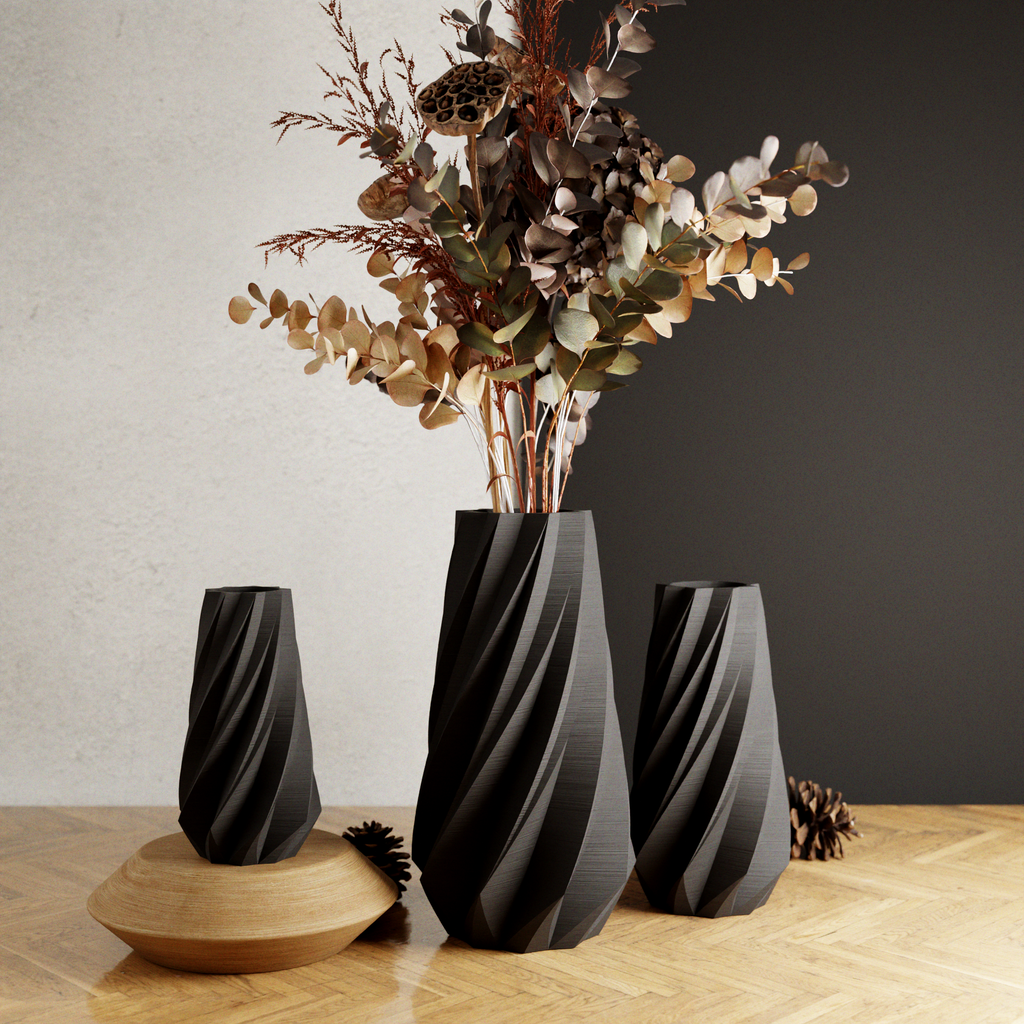 Timber Sculptural Vase