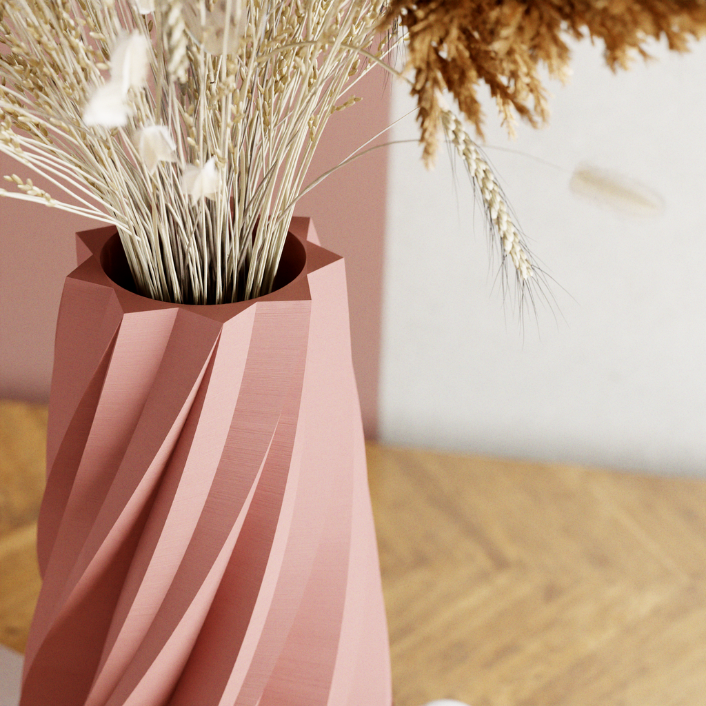 Timber Sculptural Vase
