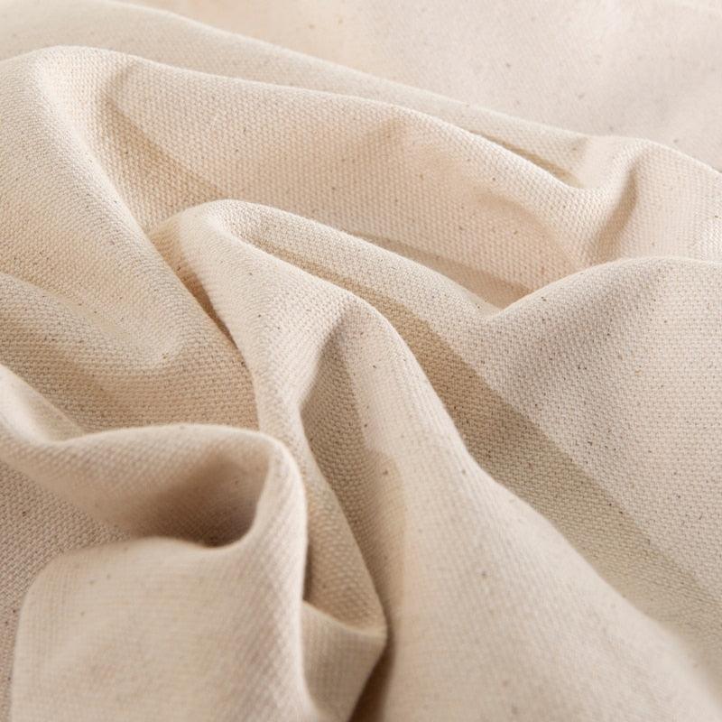 Tufted Cotton Linen Pillow Cover