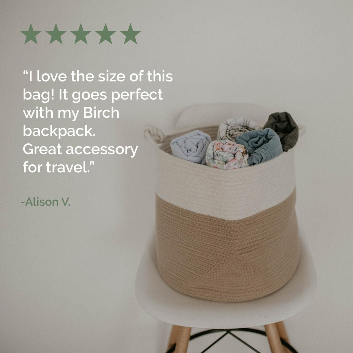 Woven Rope Storage Basket